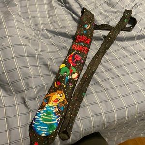 Vintage ‘93 Looney Tunes Taz & Marvin Martian tie